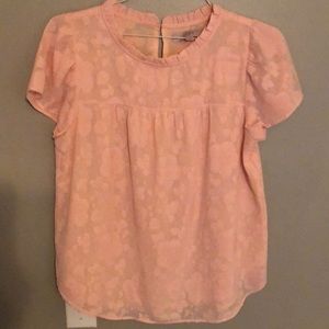 Loft blush blouse